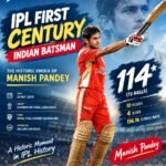 IPL First Century Indian Batsman