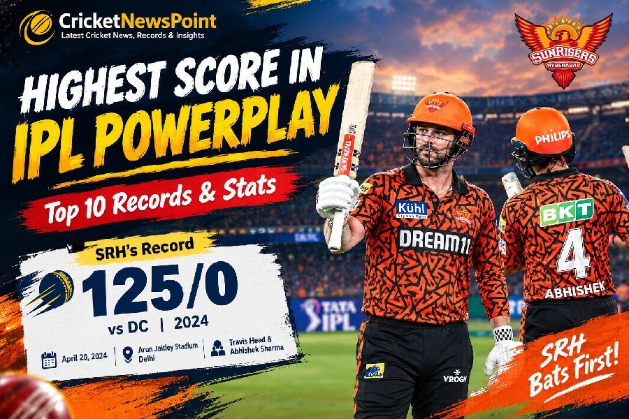 Highest Score in IPL Powerplay