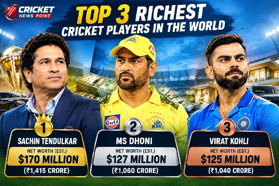 Who Is the Second Richest Cricketer in the World? 