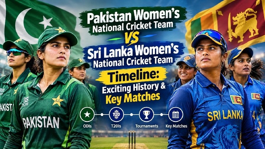 Pakistan Women's National Cricket Team vs Sri Lanka Women's National Cricket Team Timeline