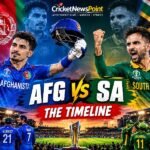 Afghanistan National Cricket Team vs South Africa National Cricket Team Timeline