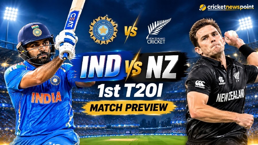 IND vs NZ 1st T20I Match Preview