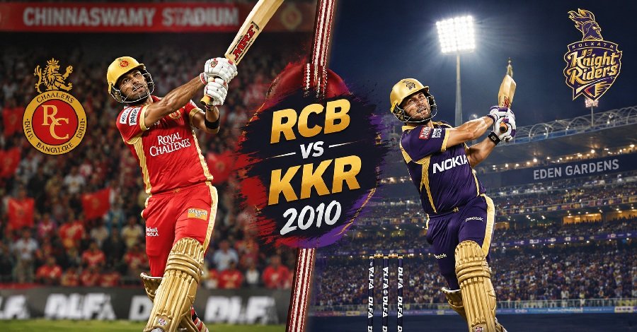 RCB vs KKR 2010