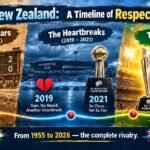 New Zealand National Cricket Team vs India National Cricket Team Timeline