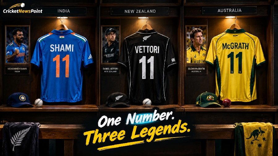 Whose Jersey Number Is 11 in Cricket?