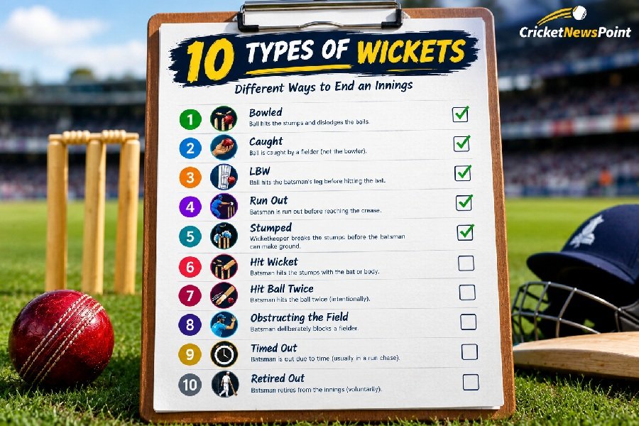 How Many Types of Wickets in Cricket?