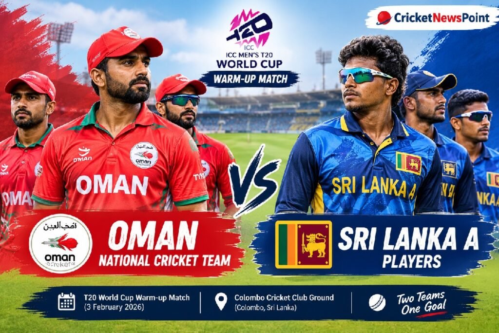 Oman National Cricket Team vs Sri Lanka A Players