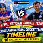 Nepal National Cricket Team vs Scotland National Cricket Team Timeline