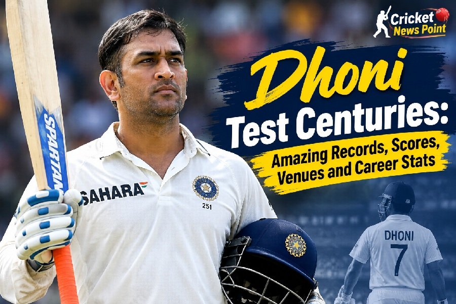 Dhoni Test Centuries