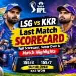 LSG vs KKR Last Match Scorecard: IPL 2026 Super Over Thriller and Full Match Highlights