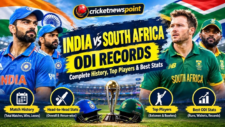 India vs South Africa ODI Records