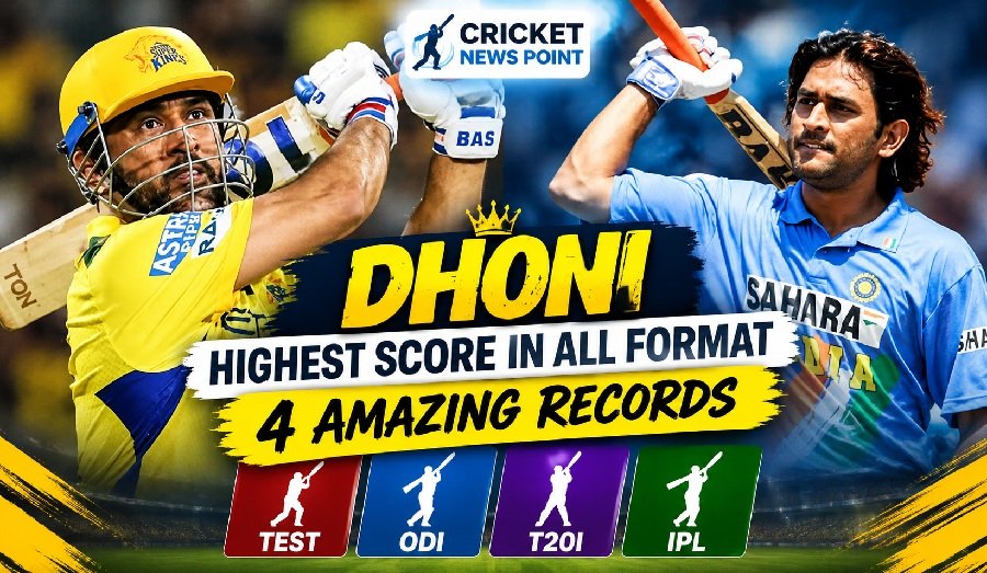 Dhoni Highest Score in All Format