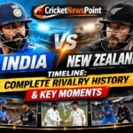 India National Cricket Team vs New Zealand National Cricket Team Timeline
