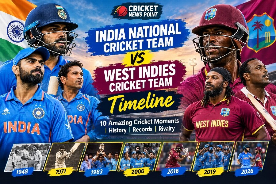 India national cricket team vs West Indies cricket team timeline – key matches, records and cricket history